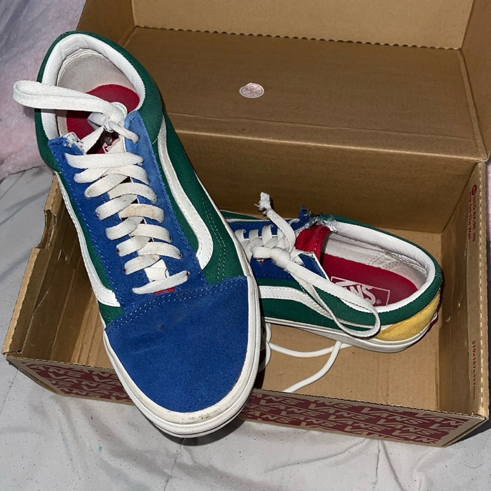 unisex primary colored vans